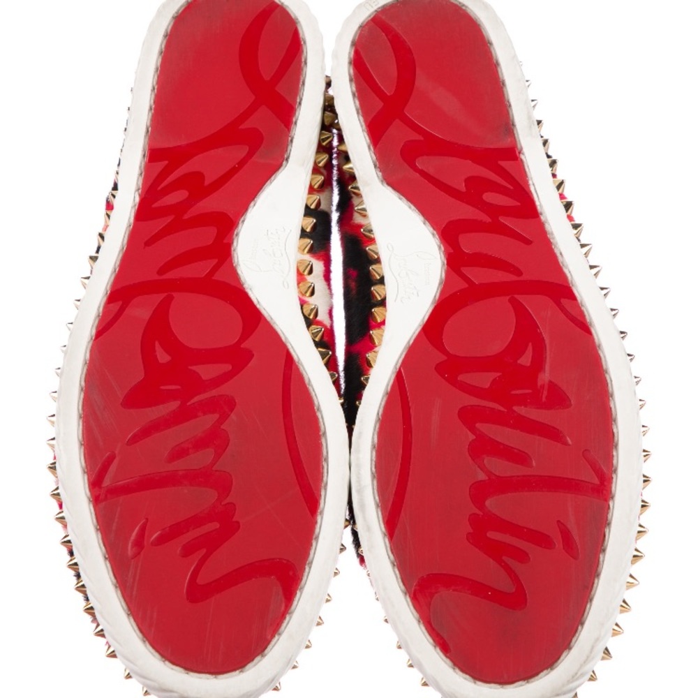 Christian Louboutin Steckel SpikeMidsole Boat shoe